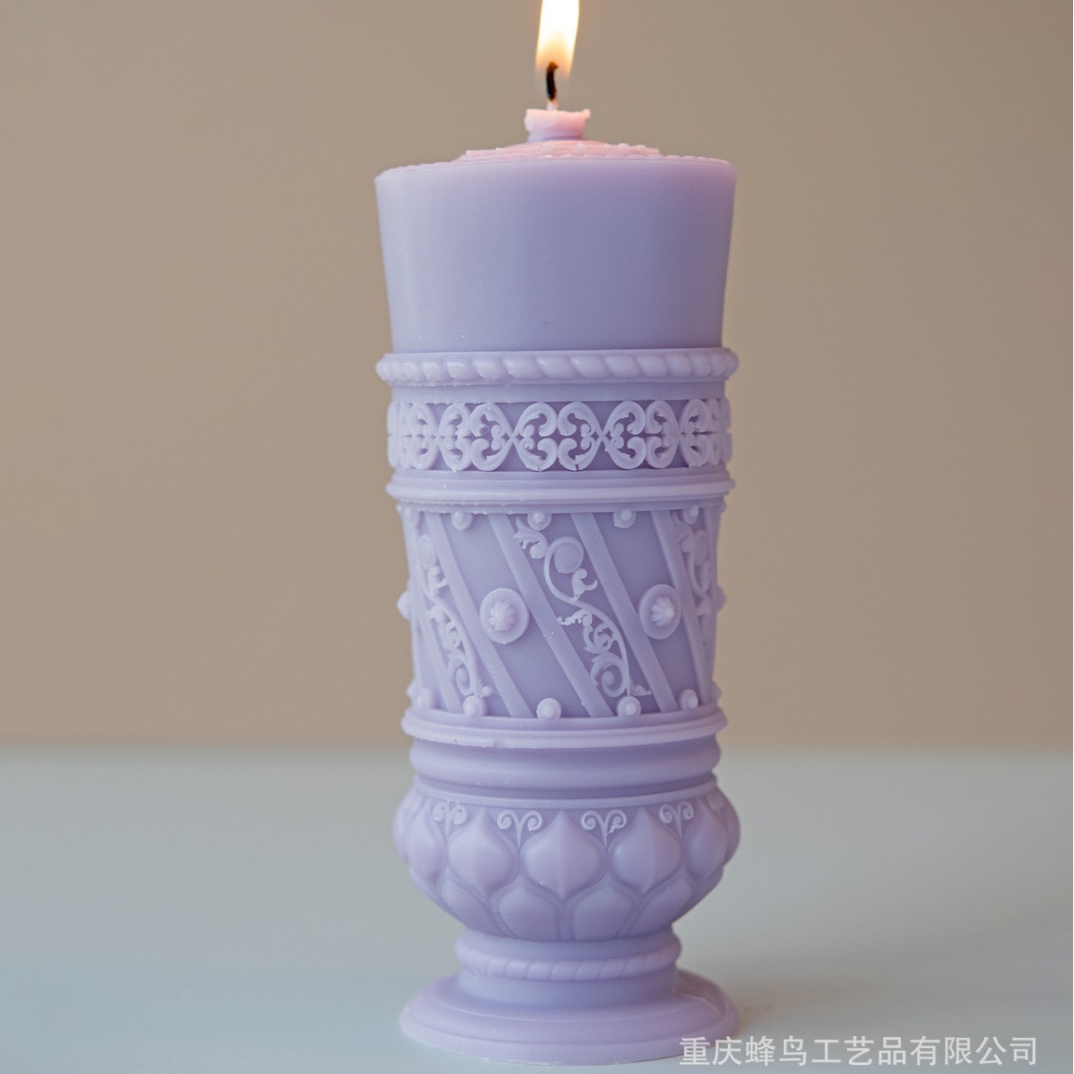 Explosiones hechas a mano columna romana adornos vela de mano regalo de boda al por mayor regalos creativos decoración de banquete