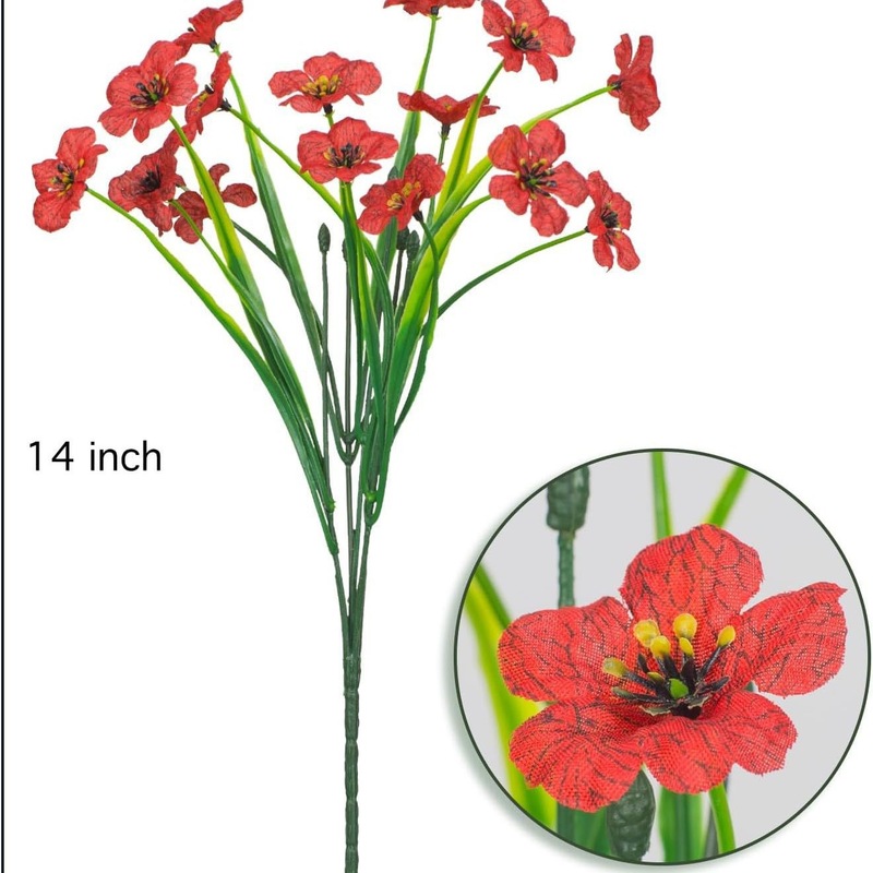 クロスボーダー Amazon 造花 5 ヘッド春草バイオレット人工緑植物ホーム屋外装飾永遠の花|undefined