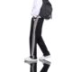 Men's Summer Thin Loose Straight-Leg Casual Pants with Three Stripes Student Uniform Trendy Versatile Sweatpants
