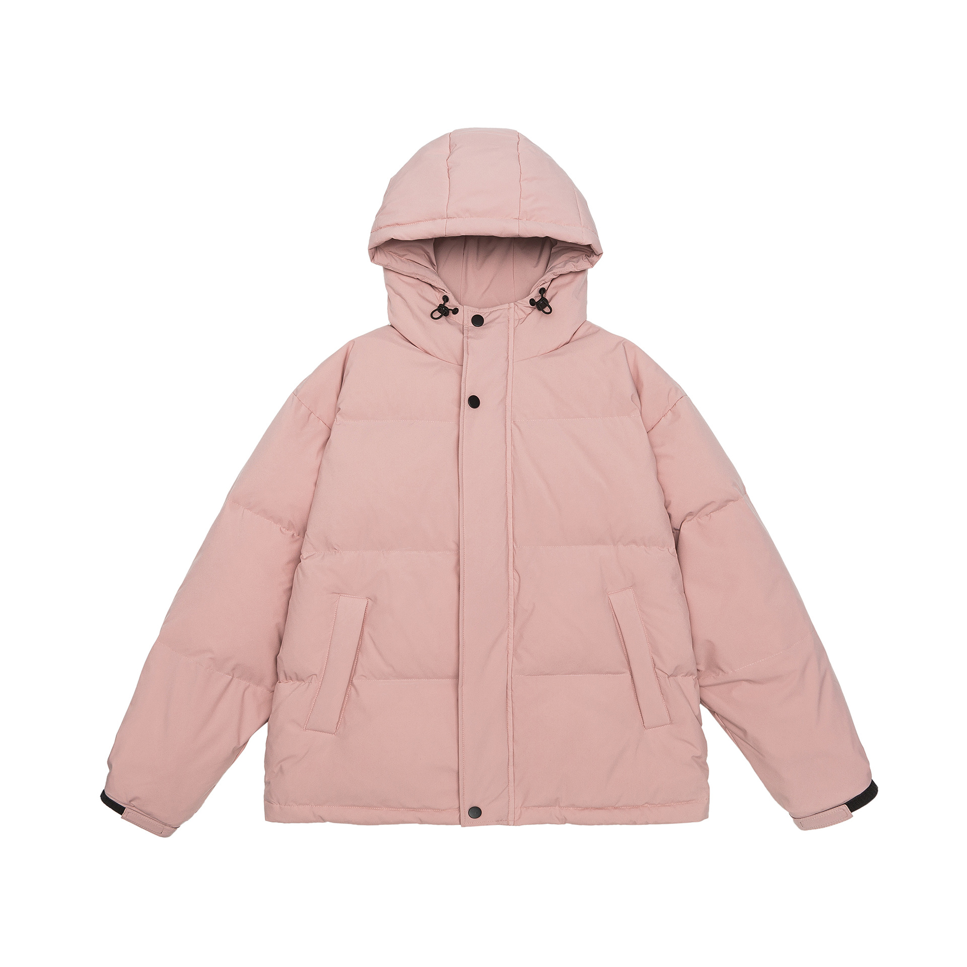 Tide de luz nacional tres prevención de 90 blanco chaqueta corta encapuchada hombre y mujer invierno frío pareja abrigo cálido