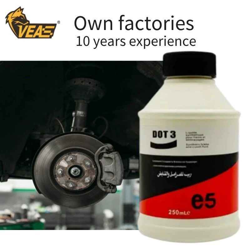 Заводская оптовая продажа тормозной жидкости DOT3 250 мл, тормозной жидкости DOT4, полностью синтетического сцепления, смазочного масла, масла для дисковых тормозов