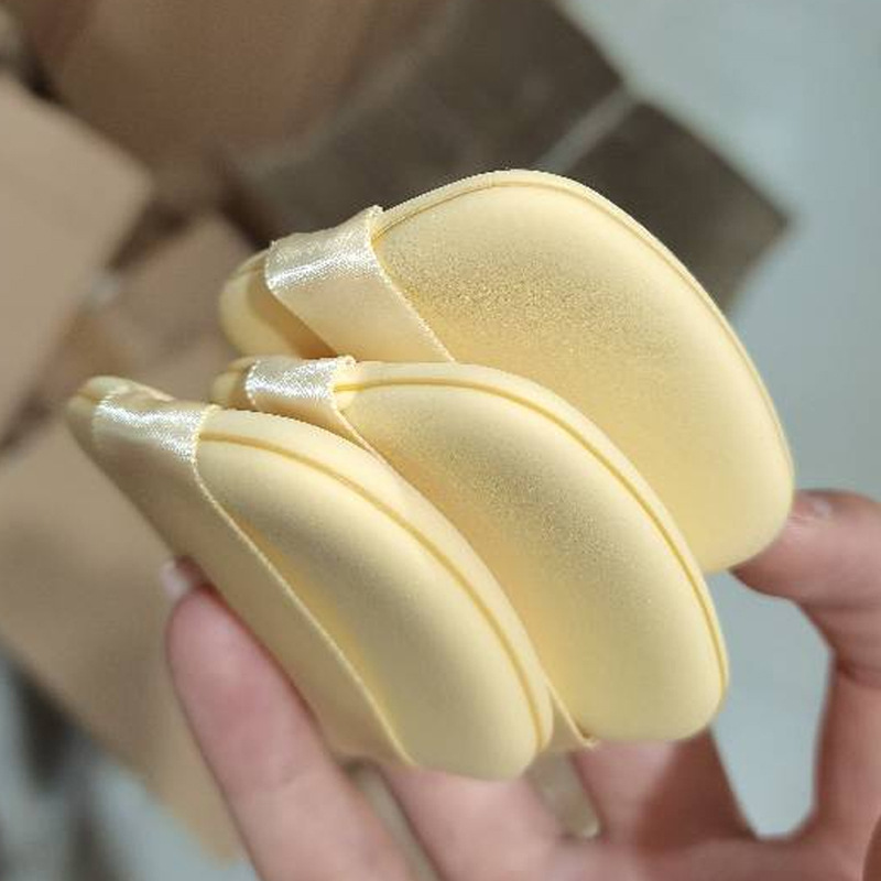 Mantequilla galleta polvo de cojín de aire húmedo de doble uso esponja base líquido herramienta de maquillaje doble cara marshmallow al por mayor image 2
