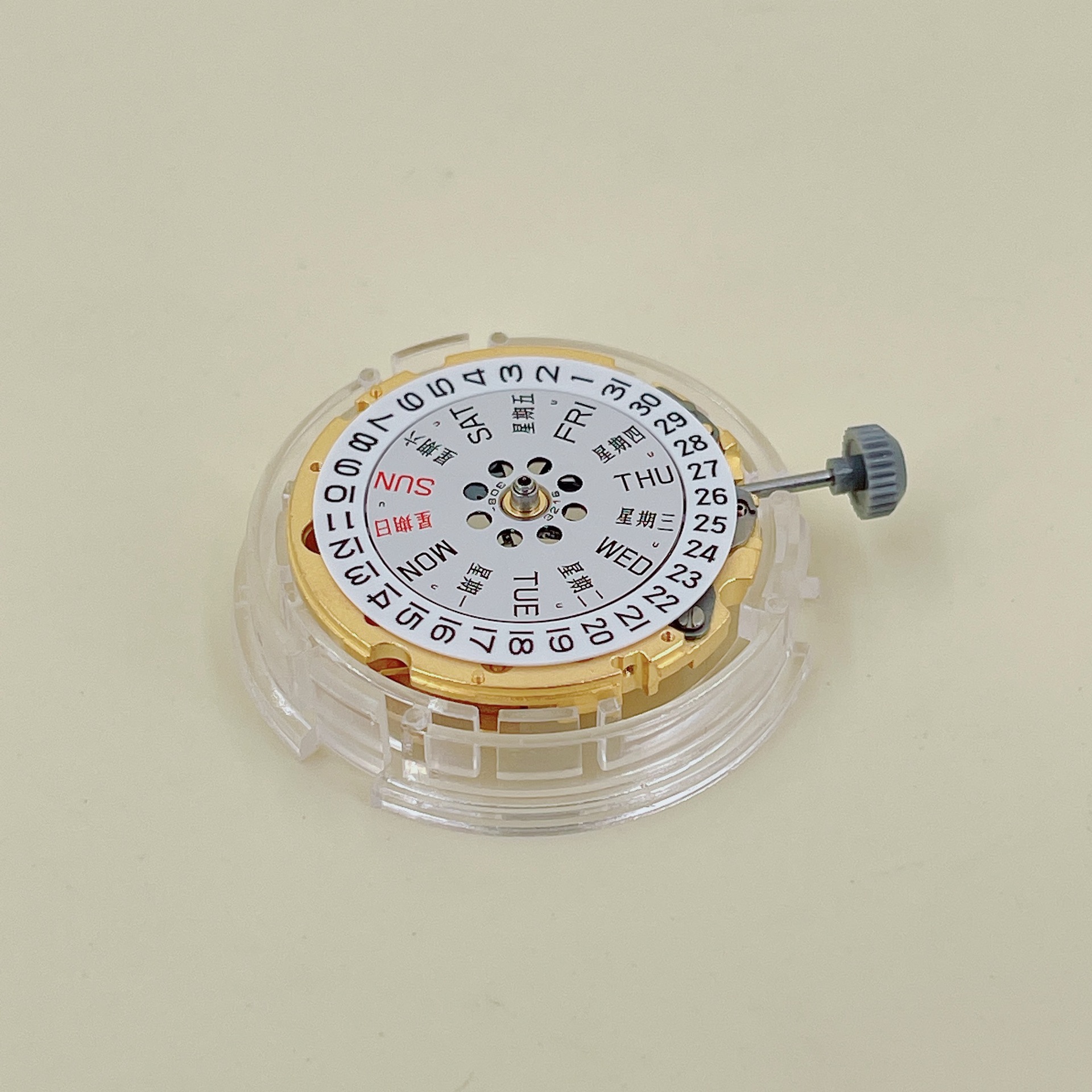 手表机芯 全新机械机芯 8200机芯 双日历机芯8205机芯 金色机芯