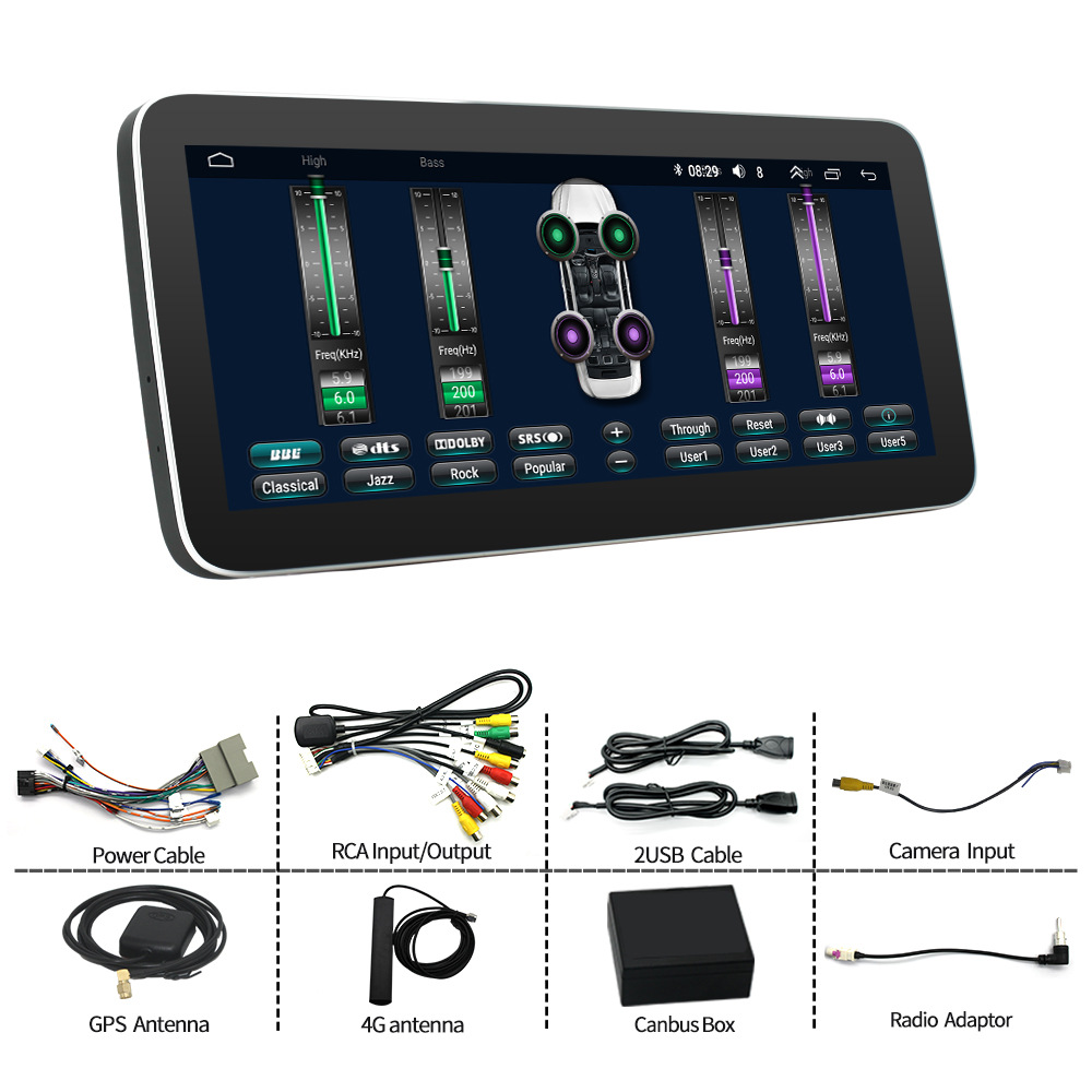 Aplicable a la navegación al aire libre del coche del jeep Android carplay inalámbrico Bluetooth GPS navegación HD todo en una máquina