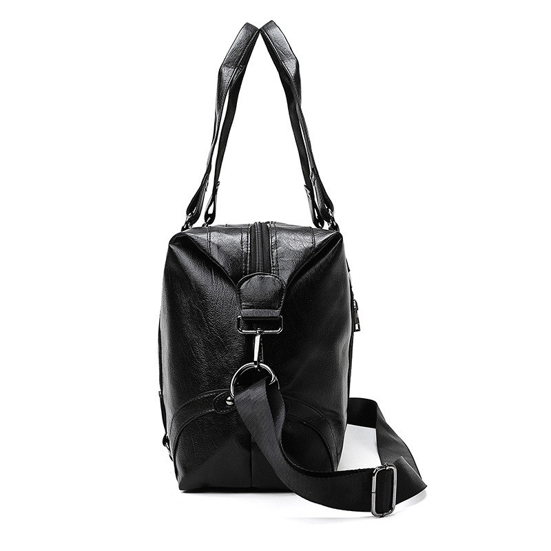 Transfronterizo nuevo estilo 2022 ocio de cuero suave bolsa de viaje de viaje bolsa de equipaje de almacenamiento de un solo hombro de gran capacidad bolsa de gimnasio al por mayor