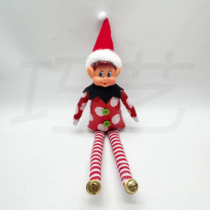 Muñecas de piernas largas transfronterizas de comercio exterior árbol de Navidad colgantes juguetes de regalo ChristmasElfdoll muñecas de hadas