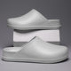2025 New Men's Solid Color Cave Shoes Thick Sole Non-Slip Wear-Resistant Fashionable Simple Casual Outdoor Beach Tops