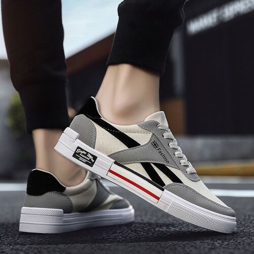 Canvas shoes for men - Spring and summer new men's shoes, casual shoes, sports shoes, versatile student fashion board shoes for men, running shoes for men