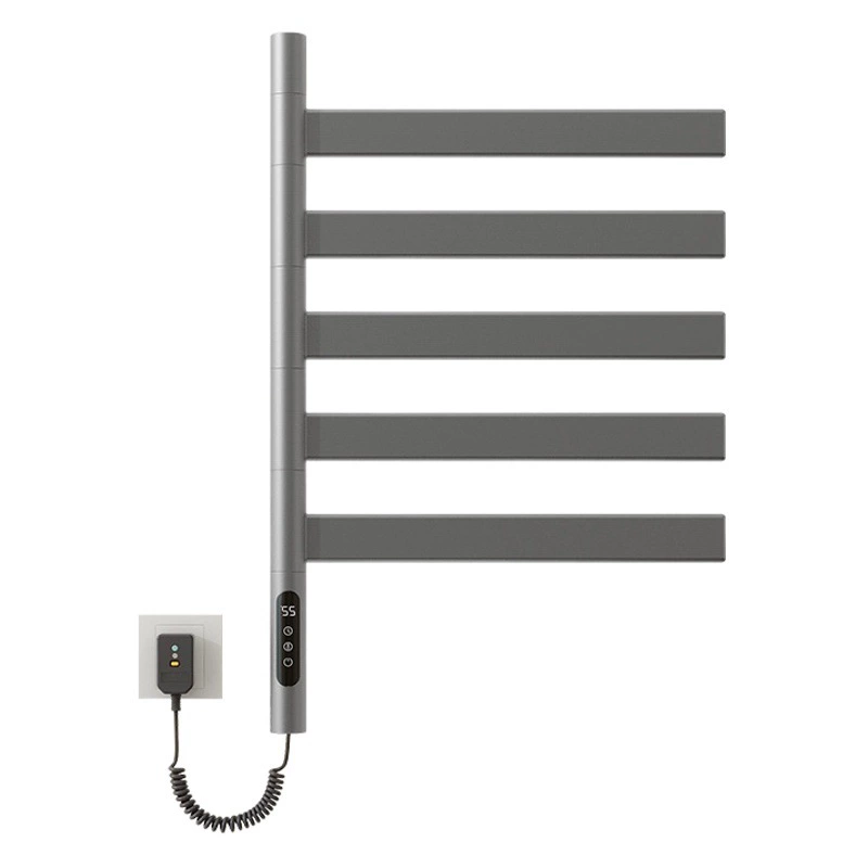 Вращающееся электрическое отопление полотенцесушитель бытовая ванная комната туалет интеллектуальная постоянная температура электрическое отопление скрытое полотенцесушитель полка