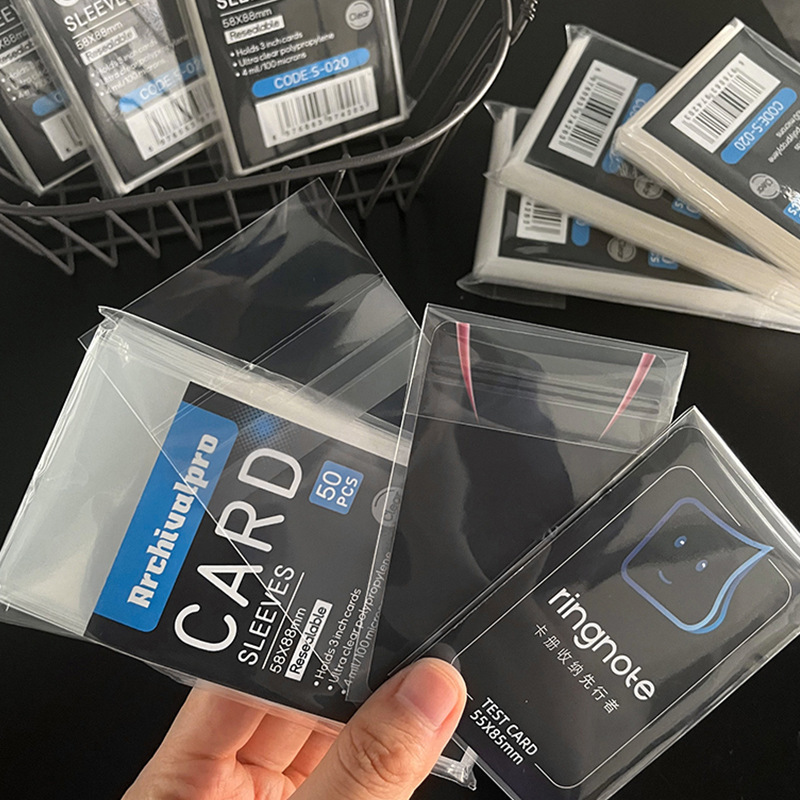 RINGNOTE self-adhesive sealing card film star album small card polarizer postcard animation game card protective film