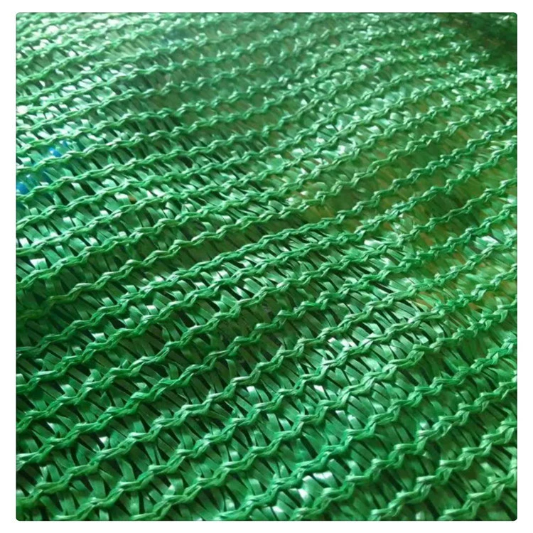 Полиэтиленовая покрывающая сеть на строительной площадке 6 игл зеленой сетки защиты от пыли и пыли