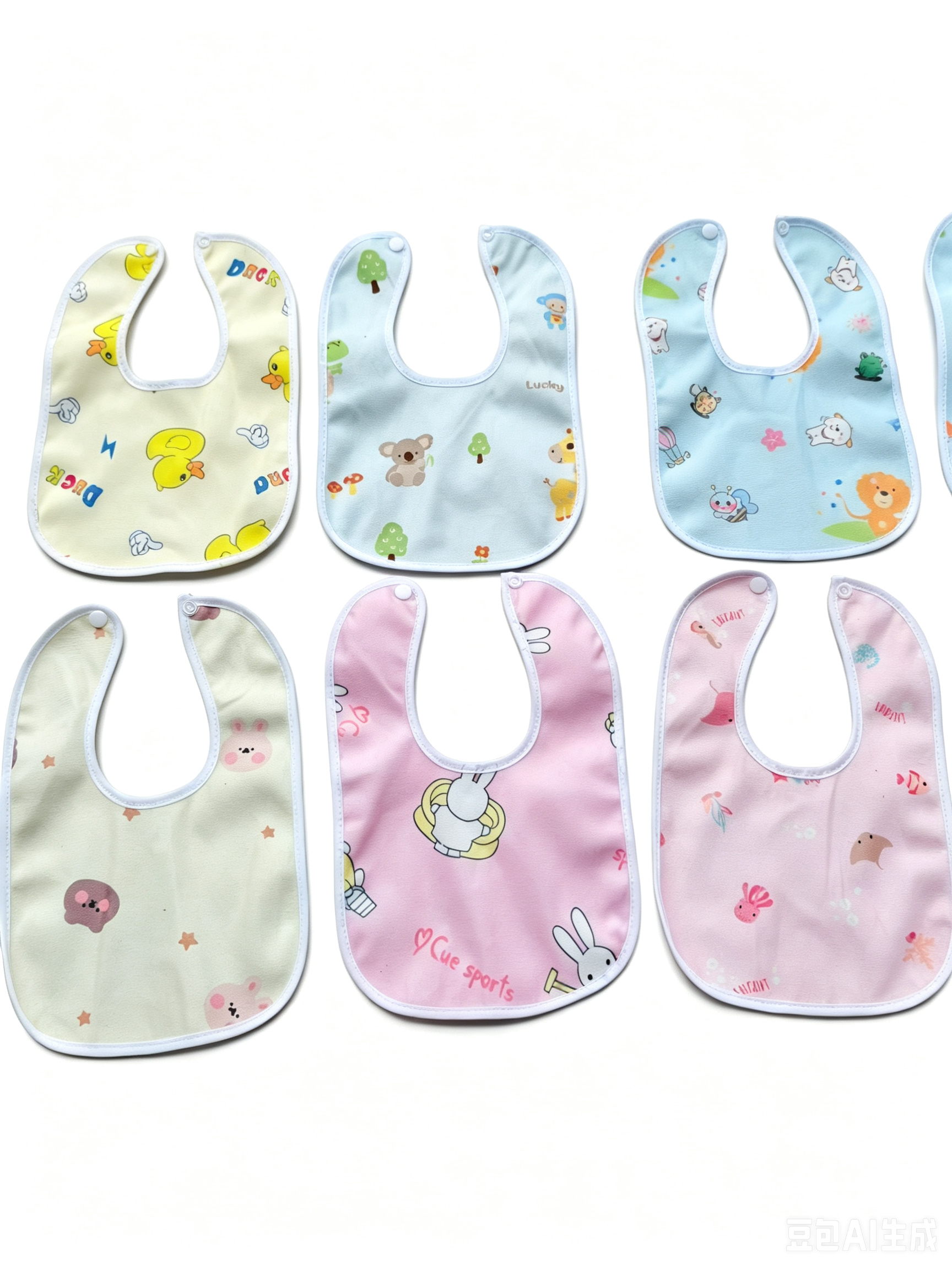 Crystal Velvet 2026 New Cartoon Bibs and Saliva Towels Factory Direct Sales Wholesale