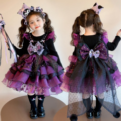 女童库洛米洛丽塔公主裙2025秋装新款儿童生日礼服裙子表演服装裙