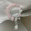 S052-Pink Galaxy Star Bracelet #SZ728