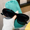 Fashionable retro sunglasses hip-hop style, Korean style, 2 carat, internet celebrity