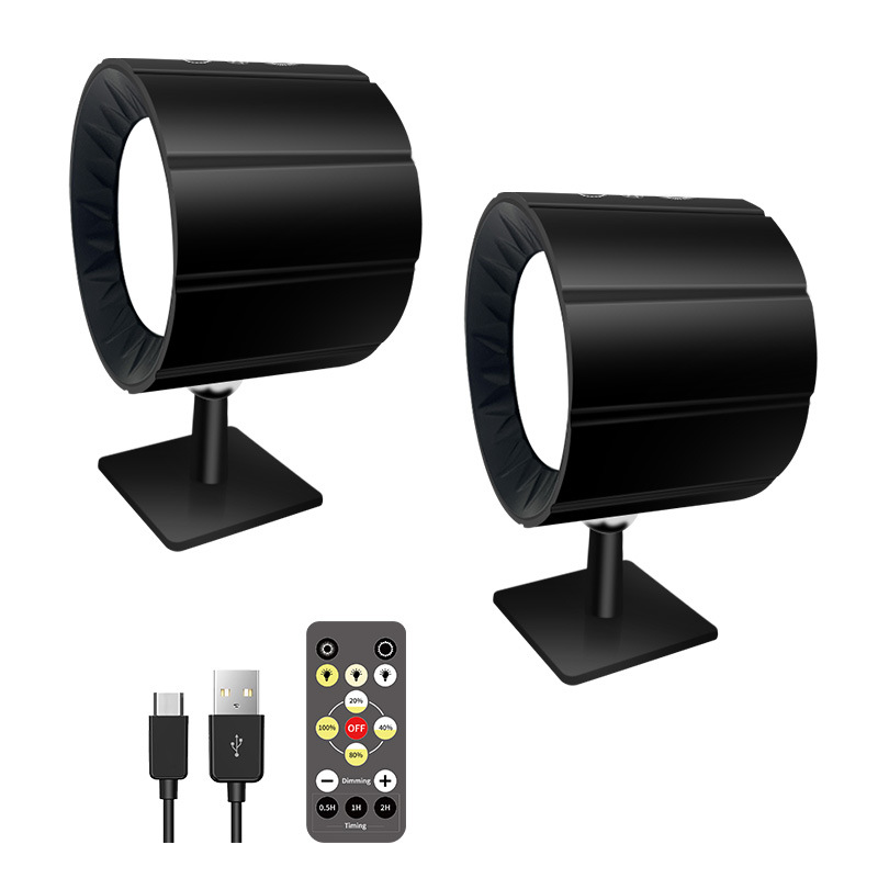 3CCT-Black (2 lights 1 remote control)
