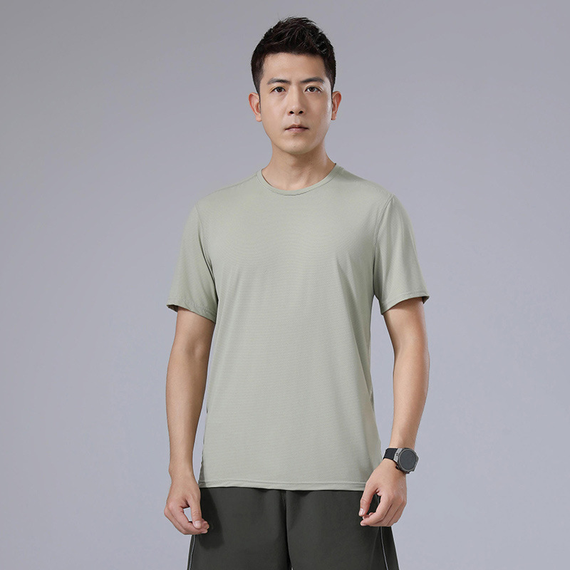 Quick dry breathable base body-friendly summer sports solid color…