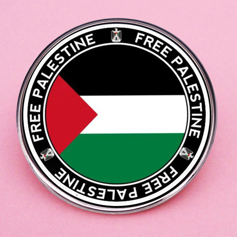 Libre de Palestina broche de la bandera de Palestina pin insignia accesorios de la insignia de aleación de metal image 3