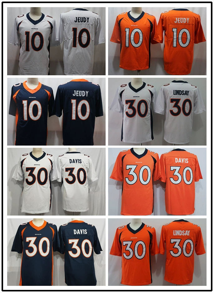 Американский оливковый костюм Бронкос Broncos 30 # LINDSAY 3 #5 #10 #55 # Легендарный трикотаж второго поколения