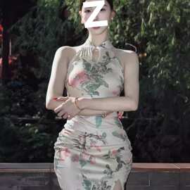 原/白玉瓷肌 新中式旗袍 国风绝美改良连衣裙女