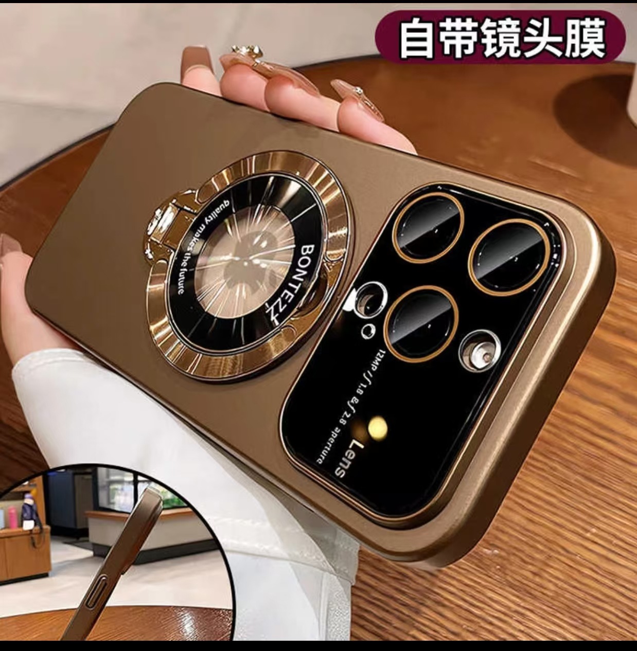 Transforma instantáneamente tu funda en una funda para teléfono de 17 años con una ventana grande, soporte magnético, adecuada para fundas protectoras de iPhone 16, funda mate para Apple 17.