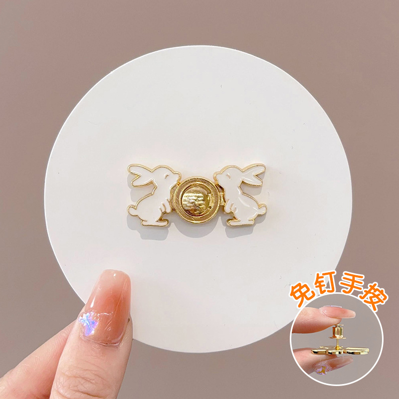 Sin perforación, hebilla de cintura, ajuste de cintura, pantalones, pantalones de mezclilla, cambio grande, hebilla de ajuste elástica pequeña, hebilla de cinturón invisible