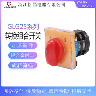 GLG25(T-16EXF64D)-2 Dual Power Switching Three-gear Two-section Milling Machine Reversing Universal Switch