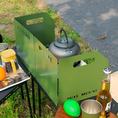 Outdoor cassette stove windshield stove windshield gas stove stove head picnic camping baffle gas stove windshield