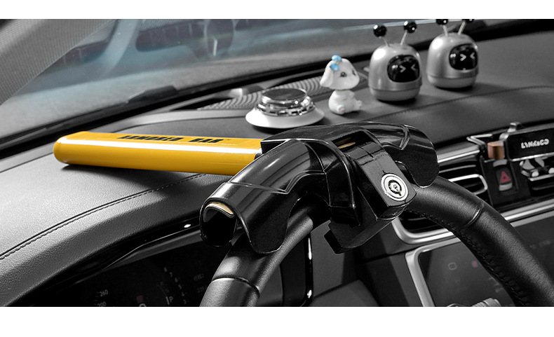 Foreign Trade Export Car T-Type Car Lock Steering Wheel Lock Car Steering Wheel Lock Car All-Metal Thickeneded Anti-Theft Lock