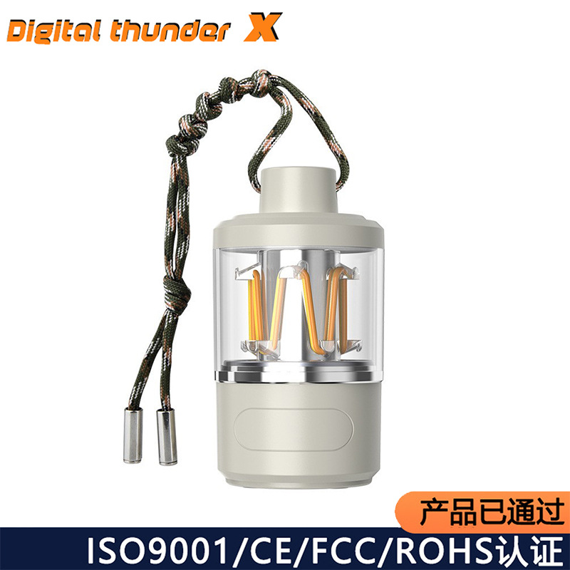 Al aire libre portátil recargable camping luz electrodeless dimming campamento tienda de campaña luz cálida luz de techo led casa noche de carga