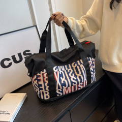 大容量手提げ旅行カバンファッションプリント出张荷物バッグバッグ出产待ちバッグ干湿分离ヨガフィットネスバッグ