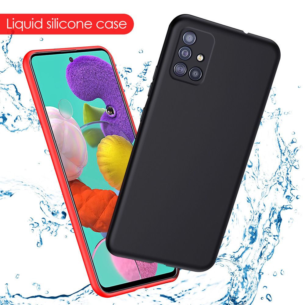 Diretamente do fabricante: Capa à prova de choque para Samsung S23, capa de silicone líquido para celular S20FE/A53/A23/A24_voghion.com