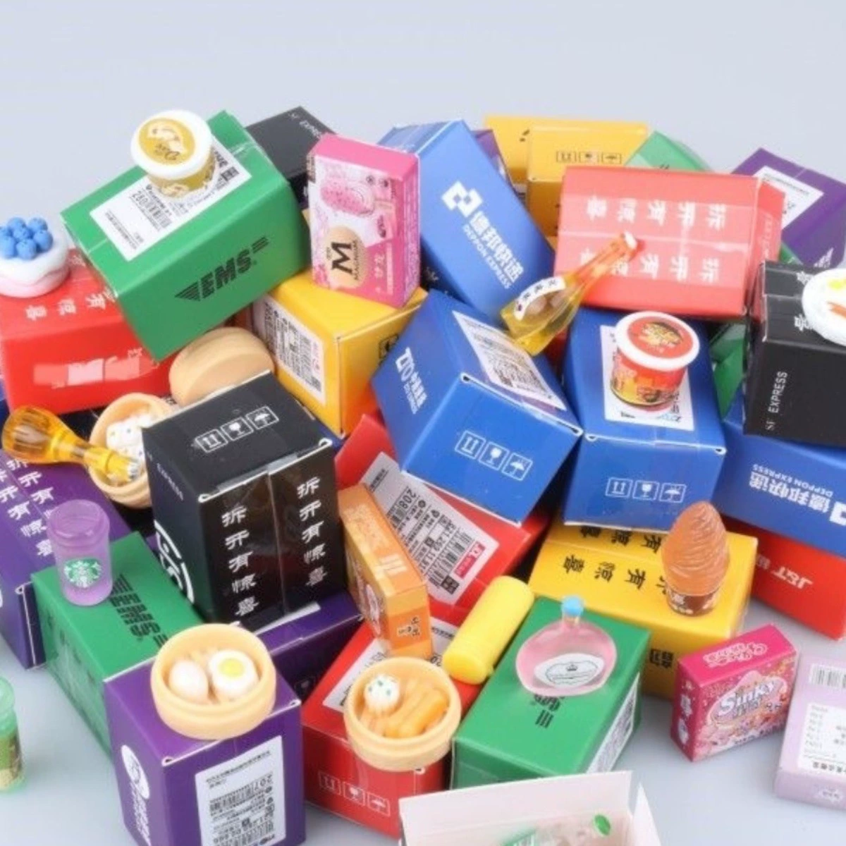 Маленькая сумочка, реалистичная игрушка, игра с едой, кукольный домик