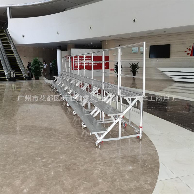 学校专用合唱台，折叠合唱台，铝合折叠金合唱台合影架