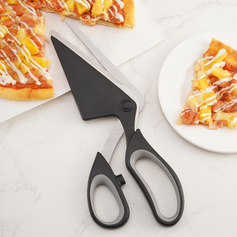 Stainless steel pizza cutter baking tool, detachable PIZZA scissors, pizza cutter