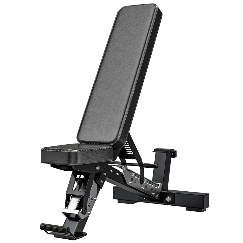 Banco de mancuerna comercial hogar ajustable Banco serrado taburete plano Silla de fitness pesado entrenamiento taburete vuelo pájaro empuje taburete de hombro