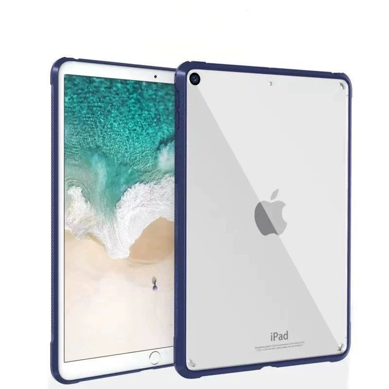 Применимый защитный комплект для iPad Pro 11 дюймов AIR4/5 из прозрачного акрила, прочное основание 10.2, мягкий край, чехол 12.9