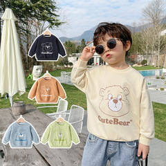 Children's Cartoon Hoodie Autumn New Kids' Clothing Baby Toddler Infants Medium and Small Kids Top Autumn Thin Fashion