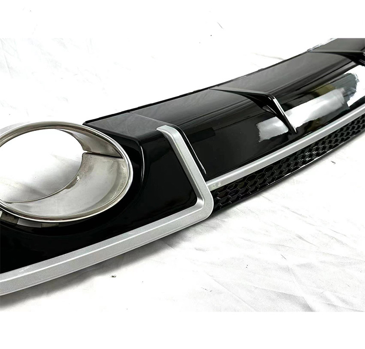 Suitable for Audi A3 modified RS3 tail lip 2013-2019 A3 exhaust professional boutique black rear lip