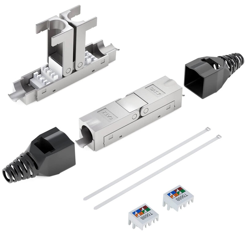Cat7 Lsa Bilateral Wiring Connector Rj45 Network Cable Extension Connection Module Category 7 Two-Head Free Wiring Module Cat7 Lsa Bilateral Wiring Connector Rj45 Network Cable Extension Connection Module Category 7 Two-Head Free Wiring Module