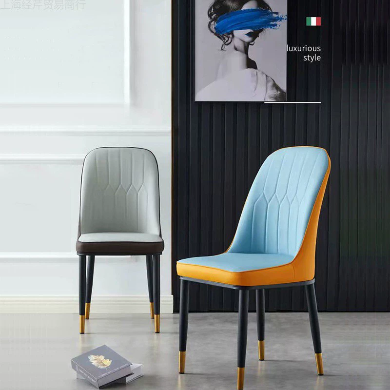 Легкие роскошные обеденные стулья в скандинавском стиле