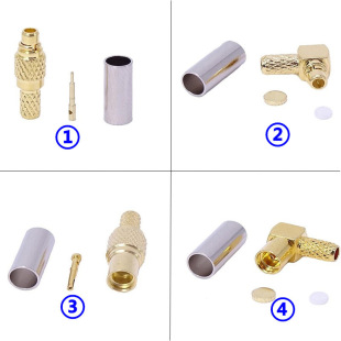 JXRFͬ�S�B����MMCX���^ĸ�^��RG316 RG174ͬ�S��|���^MMCX����