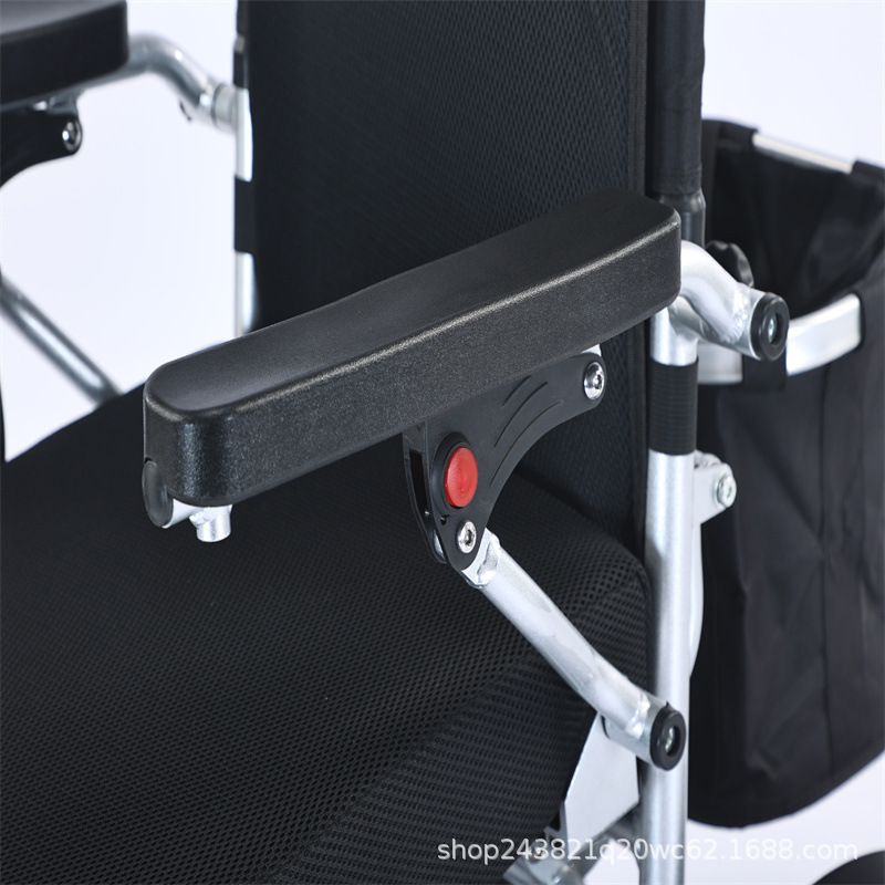 Customized Electric Wheelchair, Cross-Border Aluminum Alloy Model, Fully Automatic Foldable Mobility Scooter for the Elderly and Disabled, Lightweight and Foldable