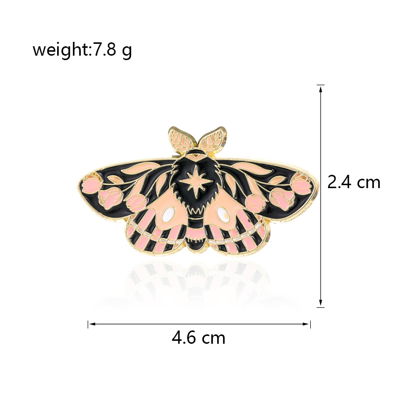 13g Weight Brooches Classification Casual, Party, Street Occasion Zinc alloy Material Butterfly Pattern Unisex Gender Enamel, Plating Design Sweet Style Sweet Pin Butterfly Zinc Alloy Enamel Plating Unisex Brooches 11