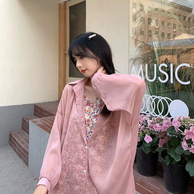Thin long-sleeve, summer shirt, sun protection