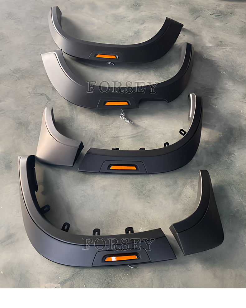 Suitable for 19-23 Mitsubishi Triton L200 body kit, anti-scratch mudguard decorative parts with lights and wheel arches