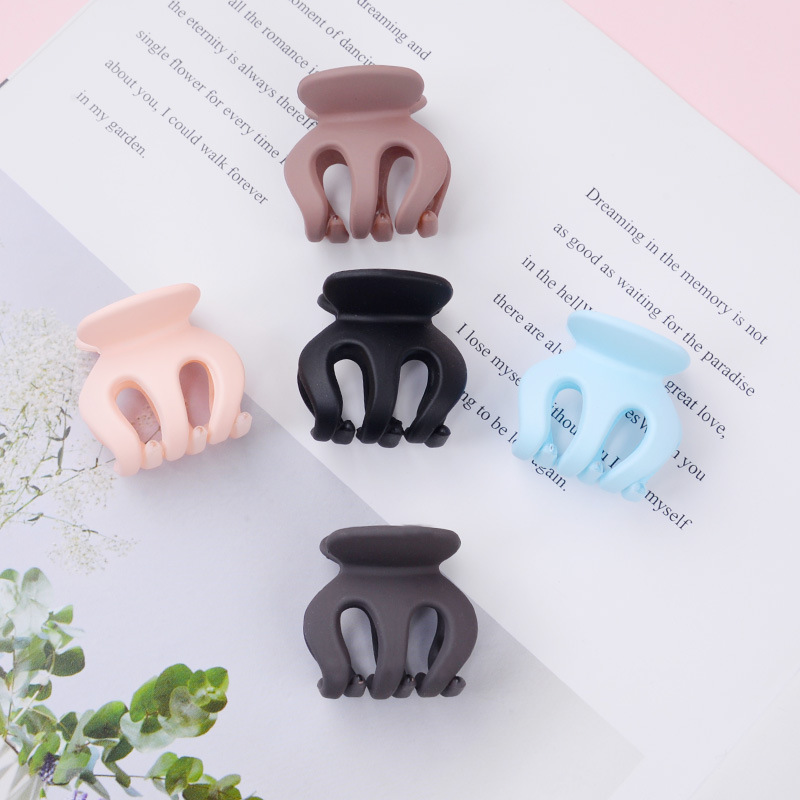 Red pinza de calabaza roja clip de tiburón de alto grado accesorios para el cabello alta Cola de Caballo artefacto fijo temperamento femenino anti-colapso placa horquilla pelo