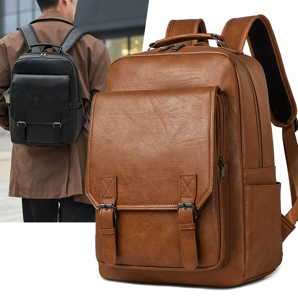 Wholesale of new cross-border men's backpacks, business laptop bags, waterproof outdoor leisure backpacks, commuter trendy men's bags