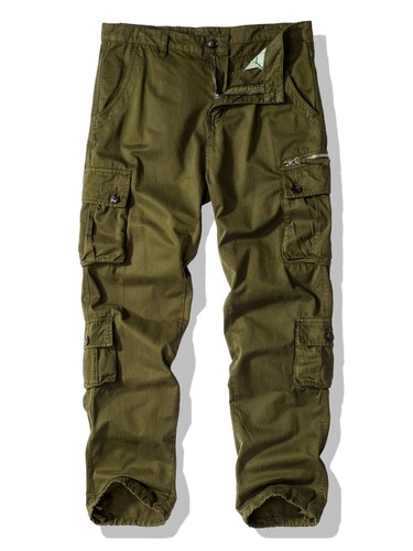 Cotton Cargo Pants Lightweight Cotton men's Casual Cargo Pants