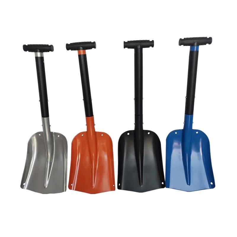 Pala de nieve retráctil de Venta caliente europea y americana invierno buena pala de nieve pala de playa de aleación de aluminio pala de nieve al aire libre